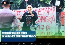 Kontraktor Suap AGK Belum Tersentuh, FPK-Malut Gedor Pintu KPK AKSI DI KPK