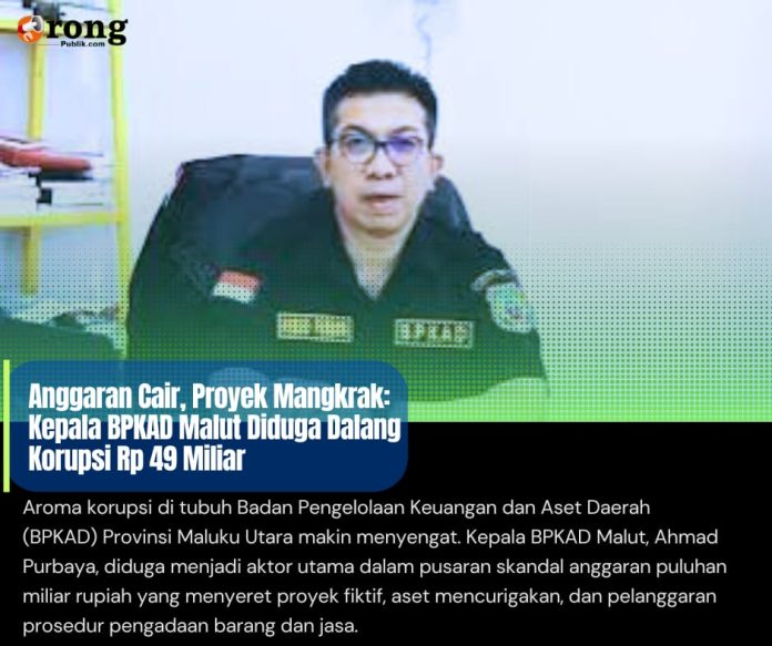 Kepala BPKAD Malut, Ahmad Purbaya
