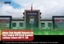 Diduga Tidak Memiliki Dokumen Izin Yang Lengkap GPM Desak Inspektur Tambang Telusuri (IUP), PT Forward Matrics Indonesia