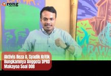 Aktivis Reza A. Syadik Kritik Bungkamnya Anggota DPRD Makayoa Soal DOB M Reza Aktivis asal Orimakurunga