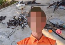 Polsek Natar Tangkap Komplotan Pencuri Onderdil Bus Dinas Perhubungan Lampung