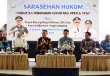 Kepala Desa Diingatkan Hindari Jeratan Hukum, Kajati Lampung: Jangan Sampai Dana Desa Bikin Anda Jadi ‘Pasien’Jaksa!