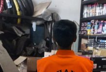 Tekab 308 Polsek Jati Agung Tangkap Pencuri Toko Sparepart di Lampung Selatan