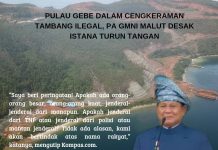 Pulau Gebe dalam Cengkeraman Tambang Ilegal, PA GMNI Malut Desak Istana Turun Tangan
