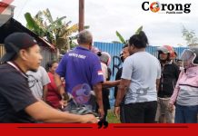 Merasa Di Rugikan BT Meyerang Rumah Oknum polisi Terduga Kasus Kekerasan seksual anak