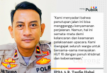 Lalu Lintas Sekitar Istana Daerah Fagudu Ditutup Sementara untuk Upacara HUT RI ke-80