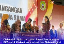 Diskominfo Malut dan Jatim Resmi Tandatangani PKS untuk Perkuat Komunikasi dan Sistem Digital