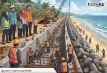 Proyek Pengaman Pantai Kalianda Dilanjutkan, Serap Tenaga Lokal dan Disambut Positif Warga