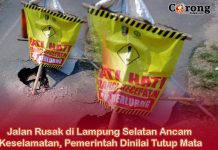 Jalan Rusak di Lampung Selatan Ancam Keselamatan, Pemerintah Dinilai Tutup Mata
