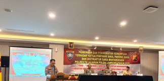 Ditbinmas Polda Lampung Gelar Pembinaan dan Peningkatan Kemampuan Saka Bhayangkara Tahun 2025