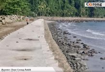 Rp27 Miliar Digelontorkan untuk Pengaman Pantai Kalianda, Progres Capai 60 Persen