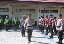 Polres Lampung Selatan Gelar Apel Pasukan Operasi Zebra Krakatau 2025