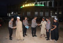 Polres Lampung Selatan Siaga di Lokasi IJTMA “Indonesia Berdoa”, Peserta Mulai Berdatangan