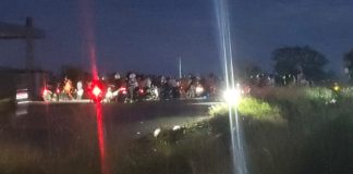 Polres Lampung Selatan Bubarkan Balap Liar di Jalur 2 Sabah Balau